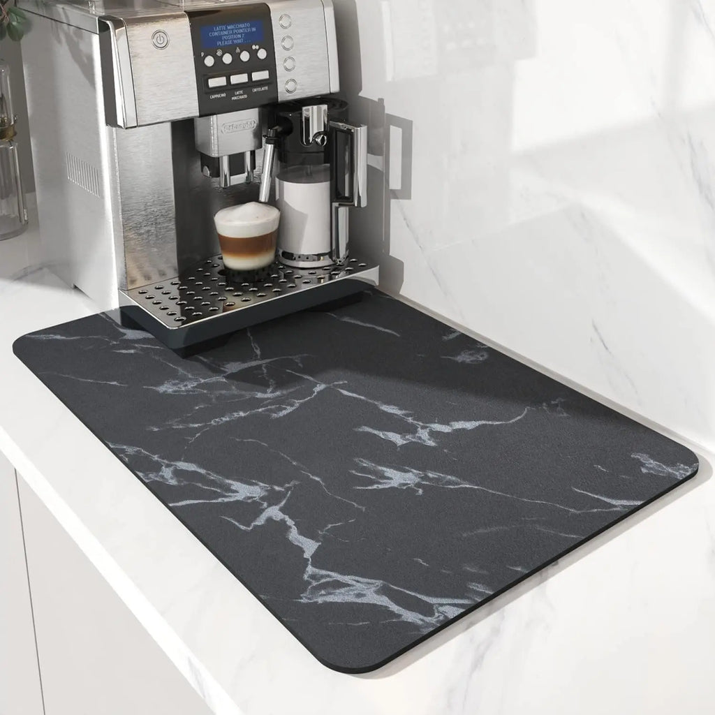 Absorbent Dish Drying & Coffee Station Mat, Various Colors, Sizes