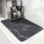 Absorbent Dish Drying & Coffee Station Mat, Various Colors, Sizes