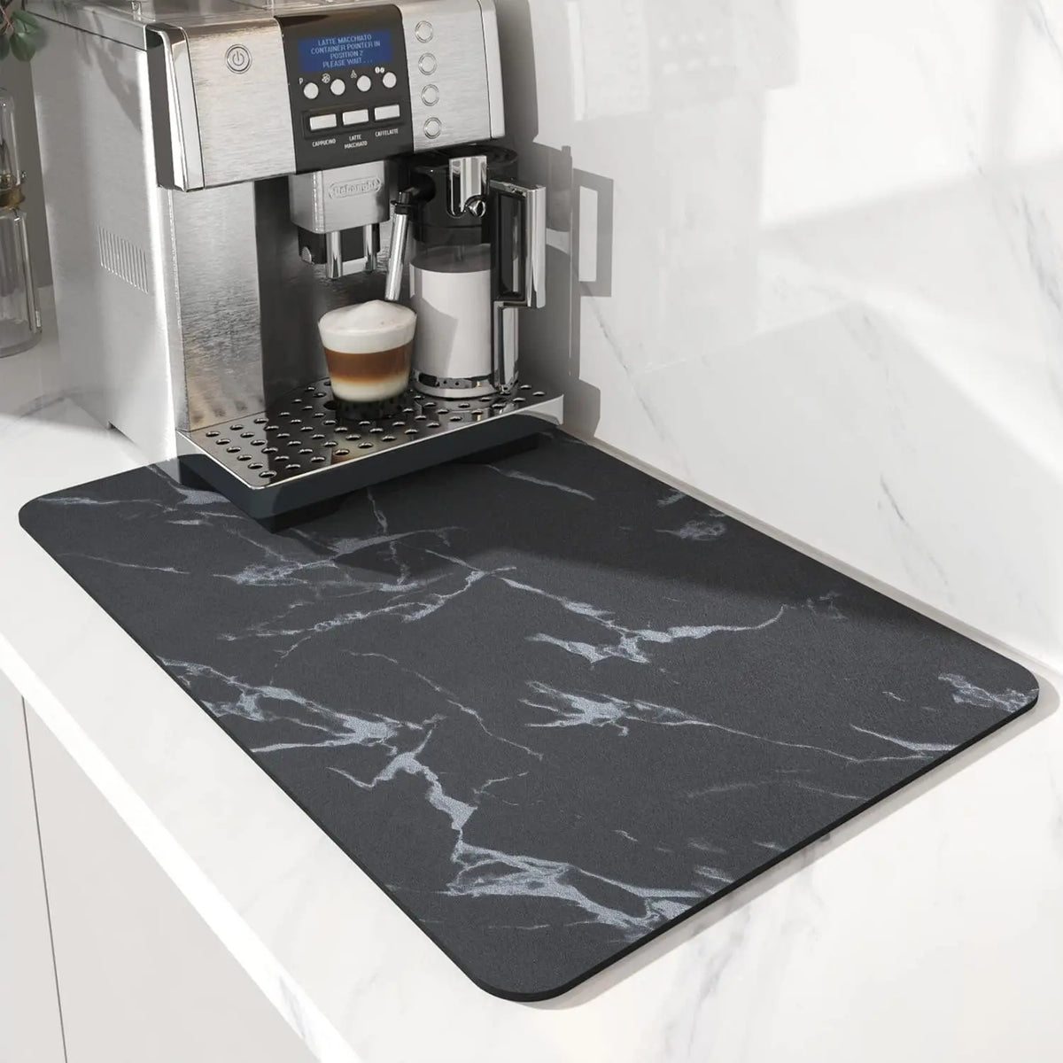 Absorbent Dish Drying & Coffee Station Mat, Various Colors, Sizes