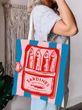 Reusable Tote Bag And Cosmetic Pouch Set