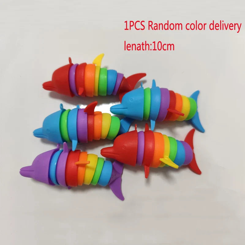 3D Articulated Shark Stress Reliever, Sensory Fidget Toy