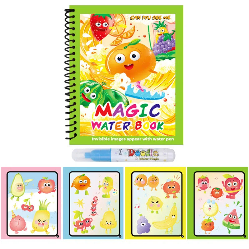 1pc Children's Reusable Water Drawing Book | Mess-Free Magic Coloring Pad