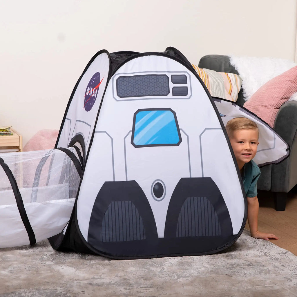 Joyfy Rocket Ship Play Tent With Tunnel