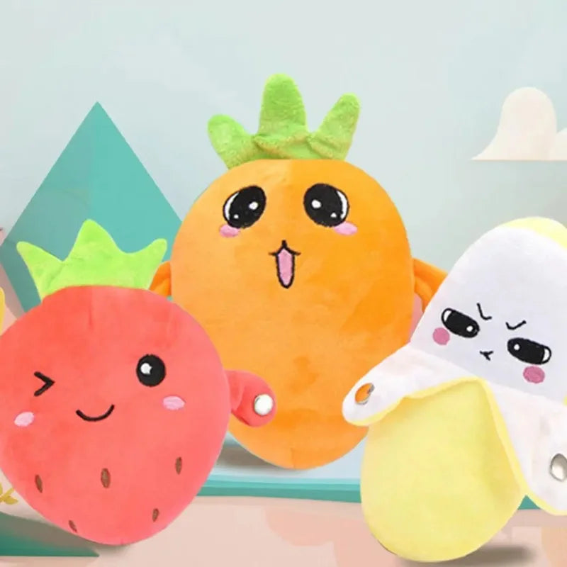 Interactive Plush Musical Fruit Induction Toy