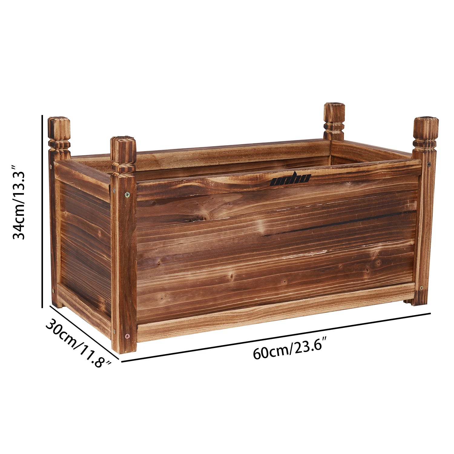 Wooden Raised Flower Bed  Vegetable Planter