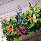 10pcs Colorful Butterfly Stakes