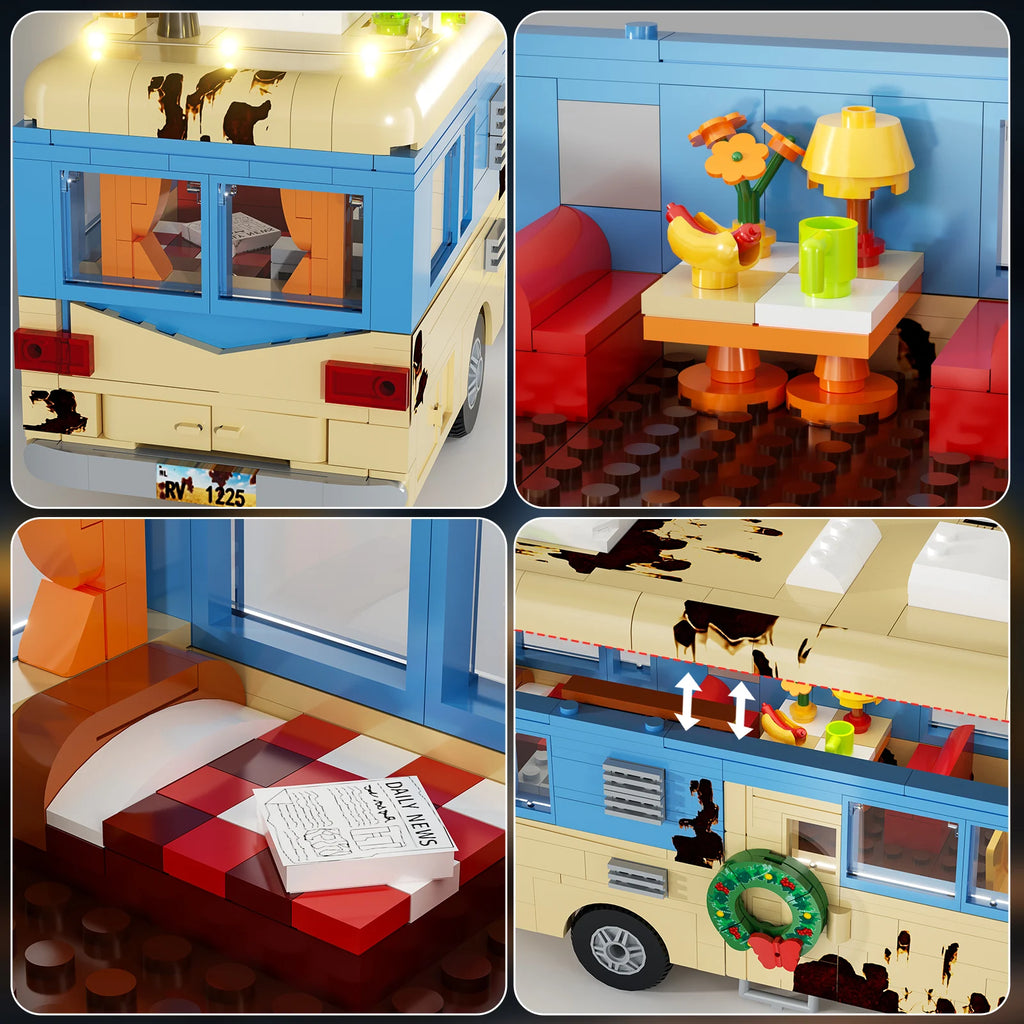Christmas Vacation Cousin Eddie's-RV Building Block Set