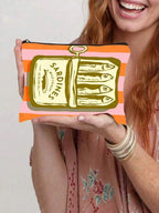 Reusable Tote Bag And Cosmetic Pouch Set