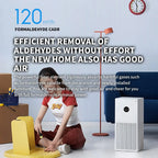 MIJIA Smart Air Purifier 4 Lite LED Display Quadruple Purification Aldehyde Removal Home Air Ionizer 35.8dB(A) Low noise