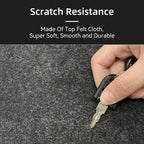 Wool Felt Desk Mat - Non-Slip Large Mouse Pad & Desk Protector