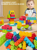 16/21/37/50pcs Large Building Blocks With Storage Bin