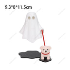 Ghost Walking Dog LED Halloween Decor