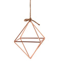 Modern Iron & Macrame Flower Hanger