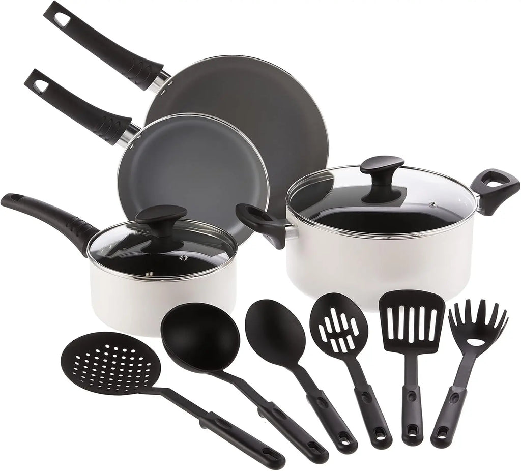 Bella Cookware Set 12 Piece Pots/Pans/Utensils