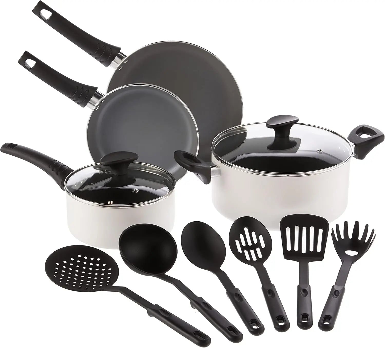 Bella Cookware Set 12 Piece Pots/Pans/Utensils