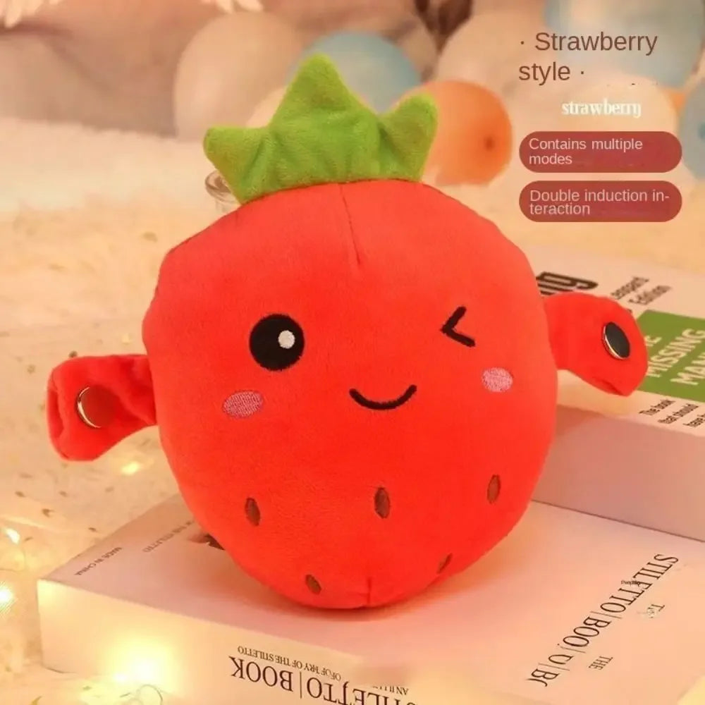Interactive Plush Musical Fruit Induction Toy