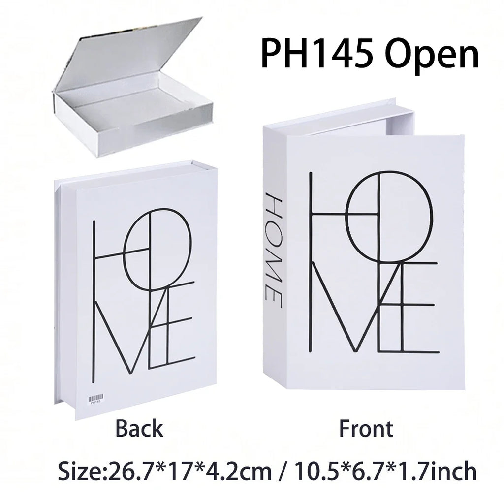 Luxury Fake Books Home Decoration Accessories for Living Room Fashion Fake Book Storage Box Simple Nordic Coffee Table Books