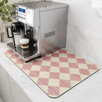 Absorbent Dish Drying & Coffee Station Mat, Various Colors, Sizes