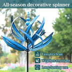 Red or Blue Wind Spinner Metal Windmill