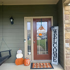 Welcome Fall Door/Wall Sign With Bow