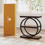 Modern/Retro/MCM End Table with 3 Storage Shelves