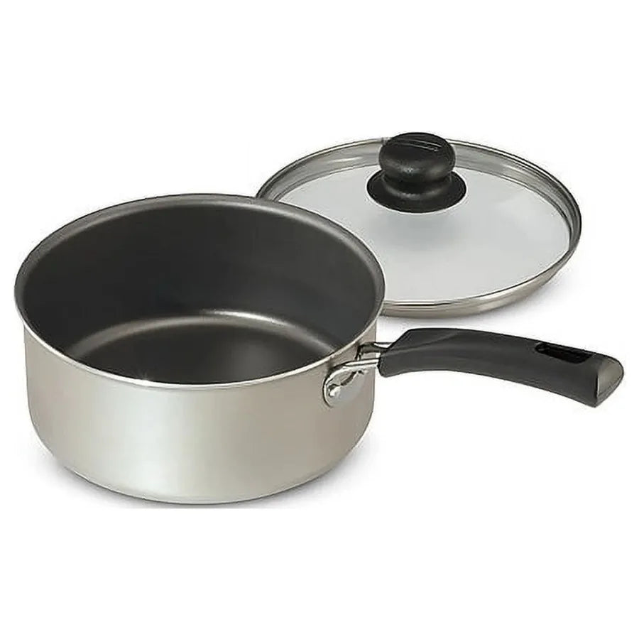 Tramontina 9-Piece Non-Stick Cookware Set, Champagne