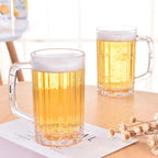 500ML Transparent Beer Mug | Unbreakable Plastic Cup for Drinks