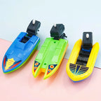 Wind-Up Speed Boat Toy | Floating Bath Toy for Kids