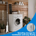 Microfiber Flat Mop 360 ° Rotating Flat Floor Mop Self Wringing Dust Mop with Dewatering Scraper for Kitchen Home Cleaning Mop