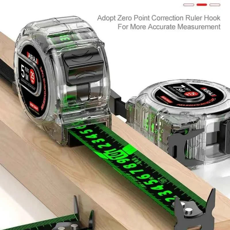 Fluorescent Tape Measure Waterproof Wear-Resistant Multipurpose