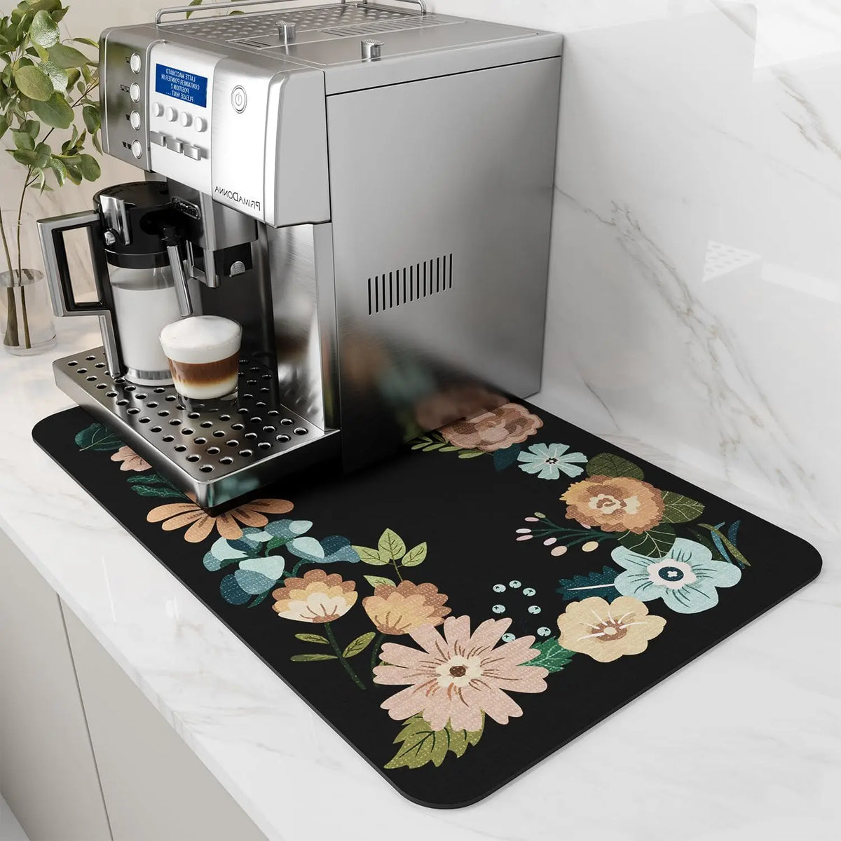 Absorbent Dish Drying & Coffee Station Mat, Various Colors, Sizes