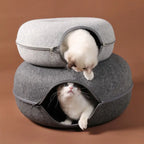 Interactive Tunnel/Donut Cat Bed & House