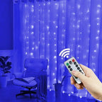 LED Curtain USB Power Fairy Lights for Holidays or Fun Rooms, Remote Control