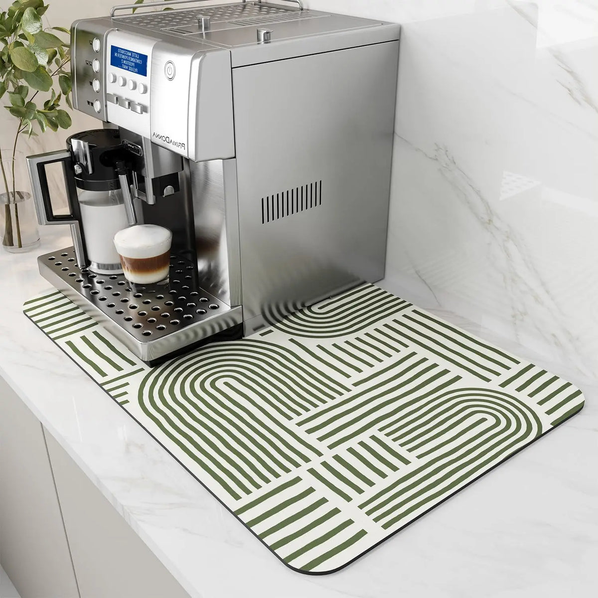 Absorbent Dish Drying & Coffee Station Mat, Various Colors, Sizes