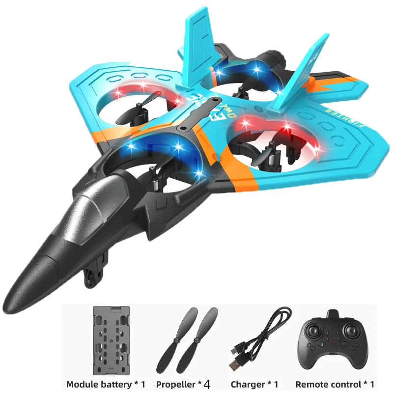 Remote Control Aircraft Stunt-Glider Hover Craft