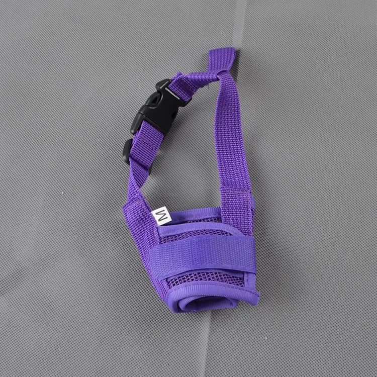 Adjustable, Breathable, Anti-Barking Mesh Dog Muzzle for Small and Large Dogs