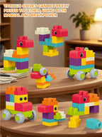 16/21/37/50pcs Large Building Blocks With Storage Bin