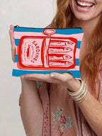 Reusable Tote Bag And Cosmetic Pouch Set