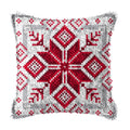 DIY Latch Hook Rug Kits Snowman Santa Claus Hat Embroidery Cushion Pillow Cover