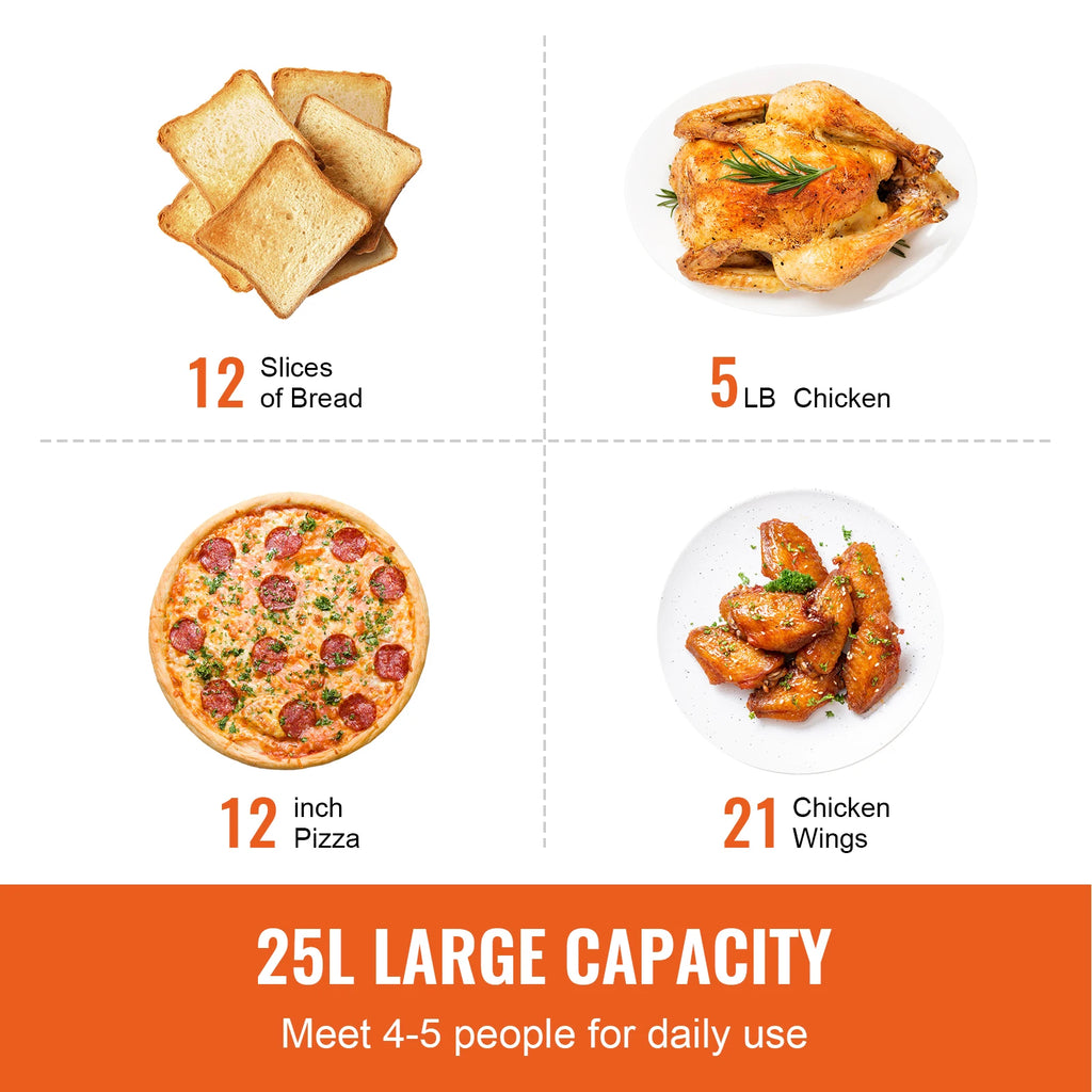 Large Capacity Air-Fryer Toaster Convection Oven