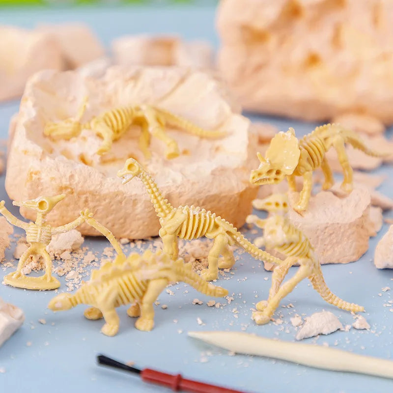 Dinosaur Fossil Excavation Kit | DIY Dig and Discover Toy
