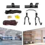 Garage/Home-Gym Bike Storage Pulley System