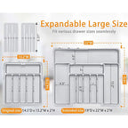 Adjustable Kitchen Utensil Organizer, 2 Knife Blocks