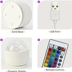Aurora Night Light Projector With Timer & Remote