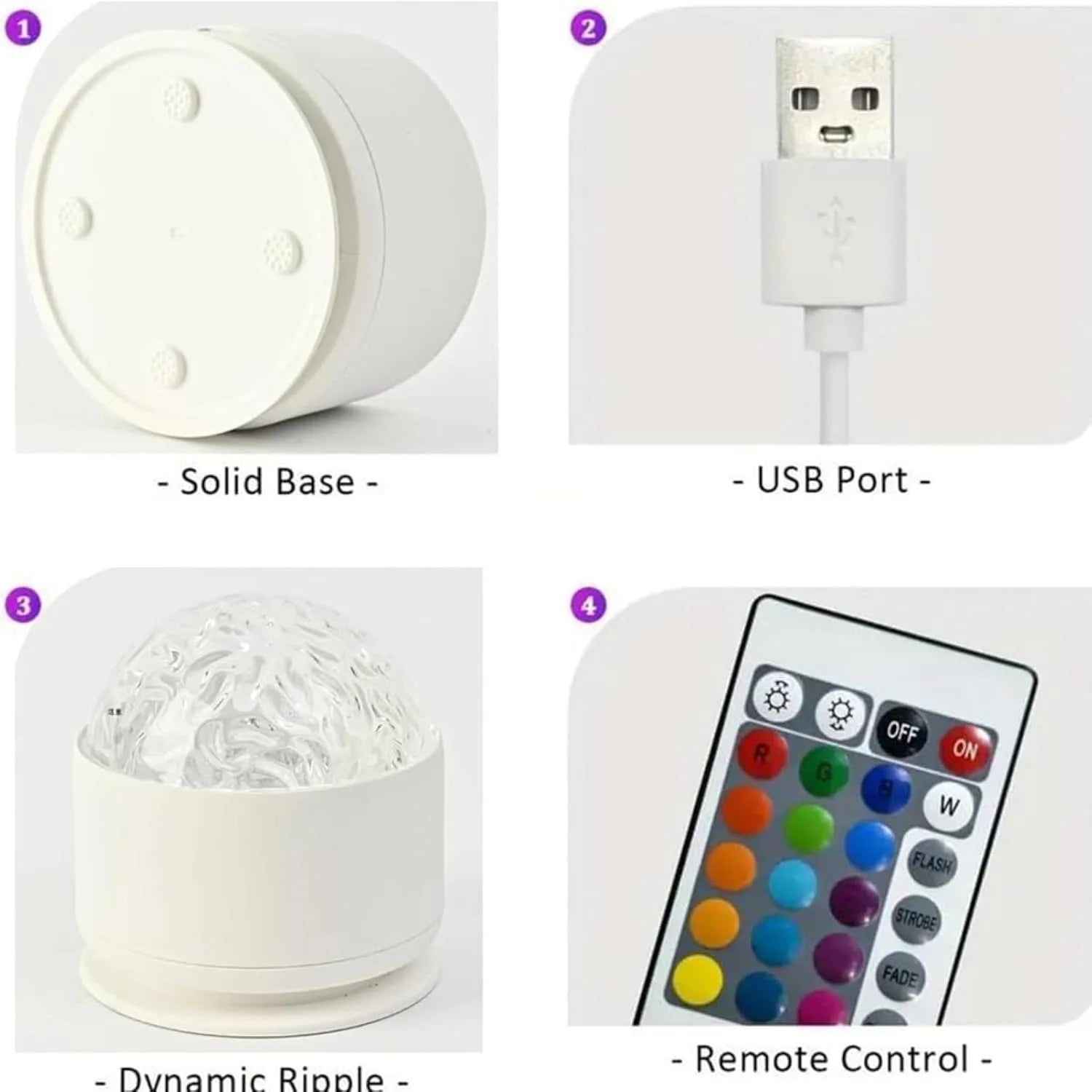 Aurora Night Light Projector With Timer & Remote