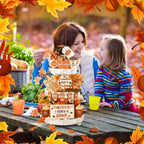 15 Pcs Fall Tiered Tray Decor Set