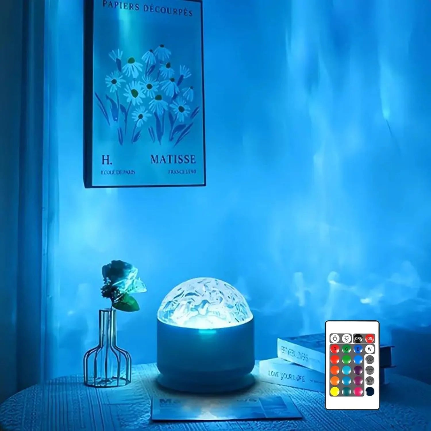 Aurora Night Light Projector With Timer & Remote