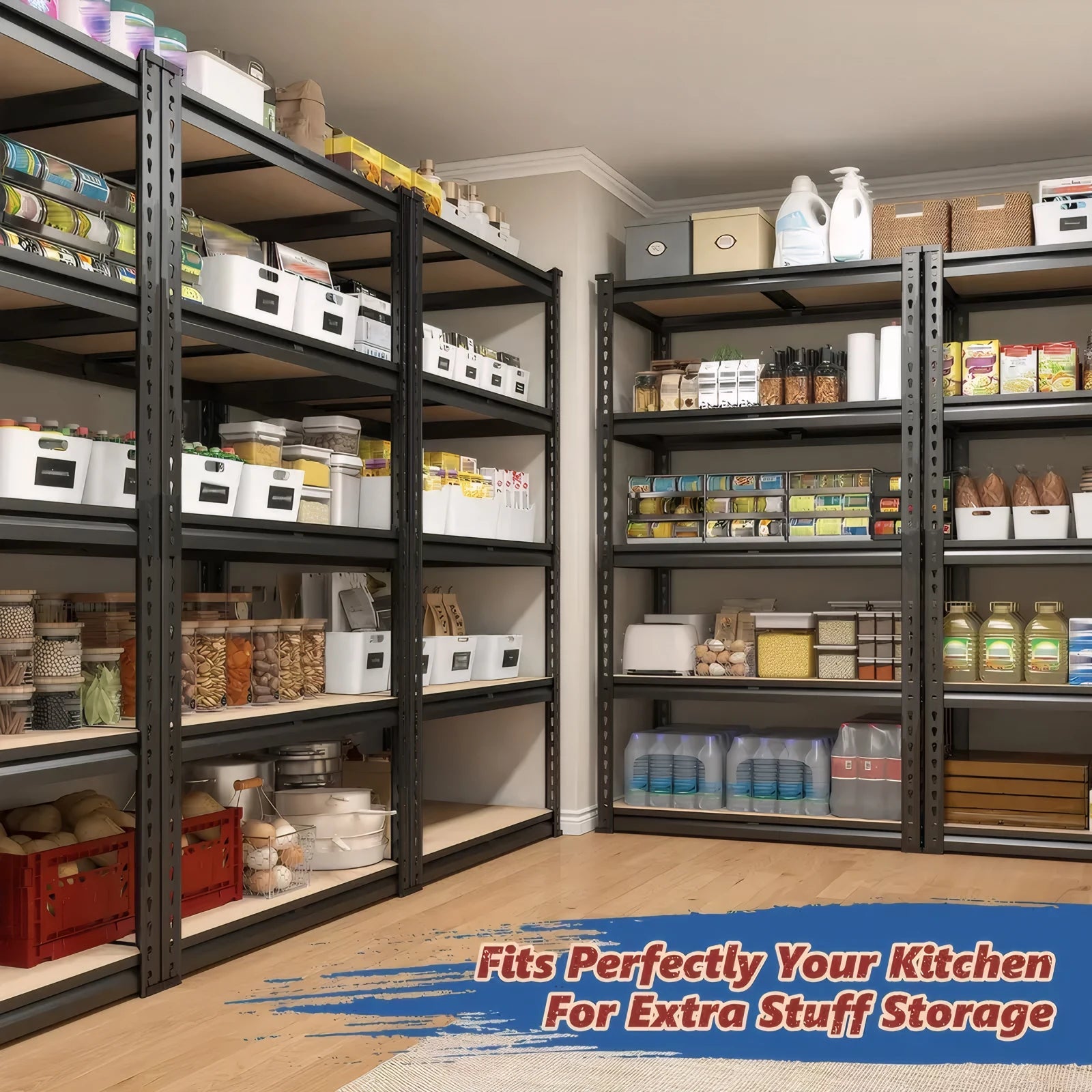 72"/60"H 2000LBS Capacity Heavy Duty Adjustable Shelves