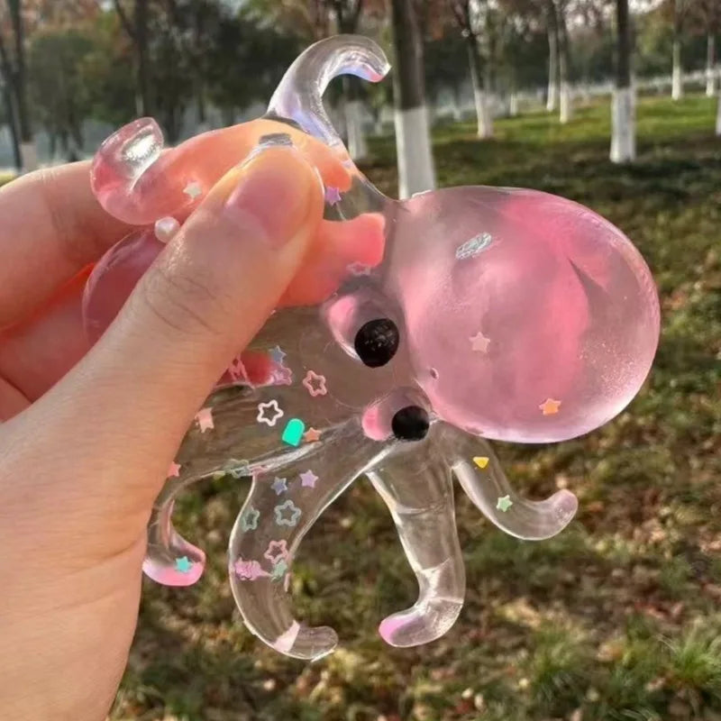 Squishy Ocean Octopus Fidget, Stress Relief Toy