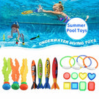 Kid Summer Shark Rocket Throwing Toy | Swimming Pool Dive Game Water Fun Toys